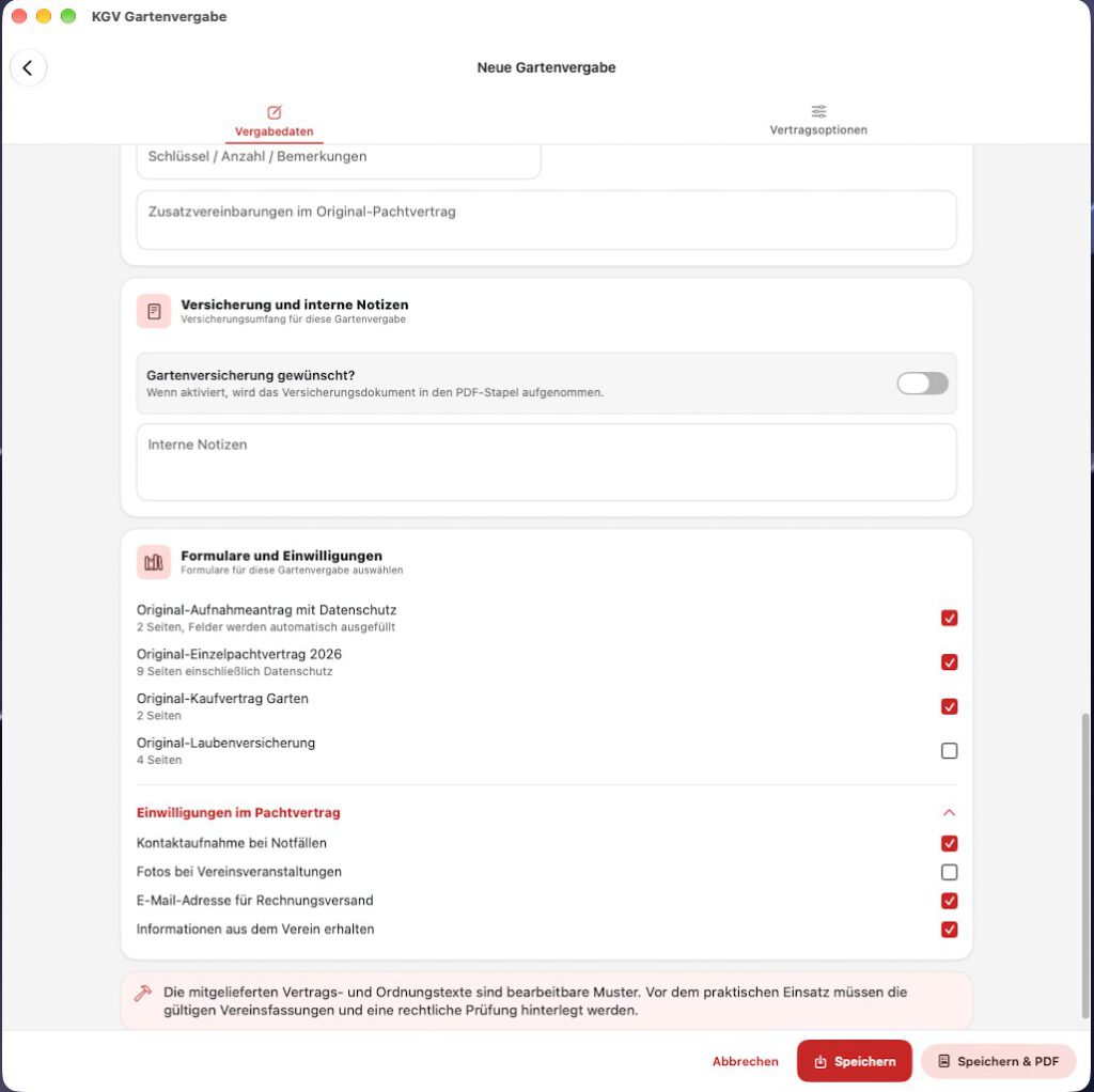 Screenshot 4 Gartenvergabe